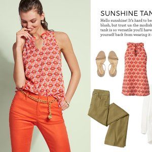 CAbi Sunshine Tank Size Medium Style 5420